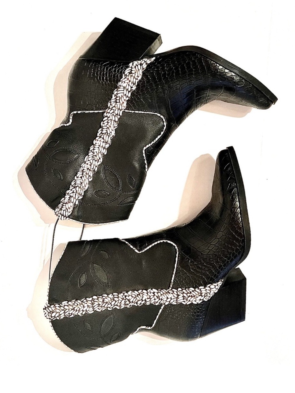 Brand New Dolce Vita Croc Short Cowboy Boots Size 9.5
